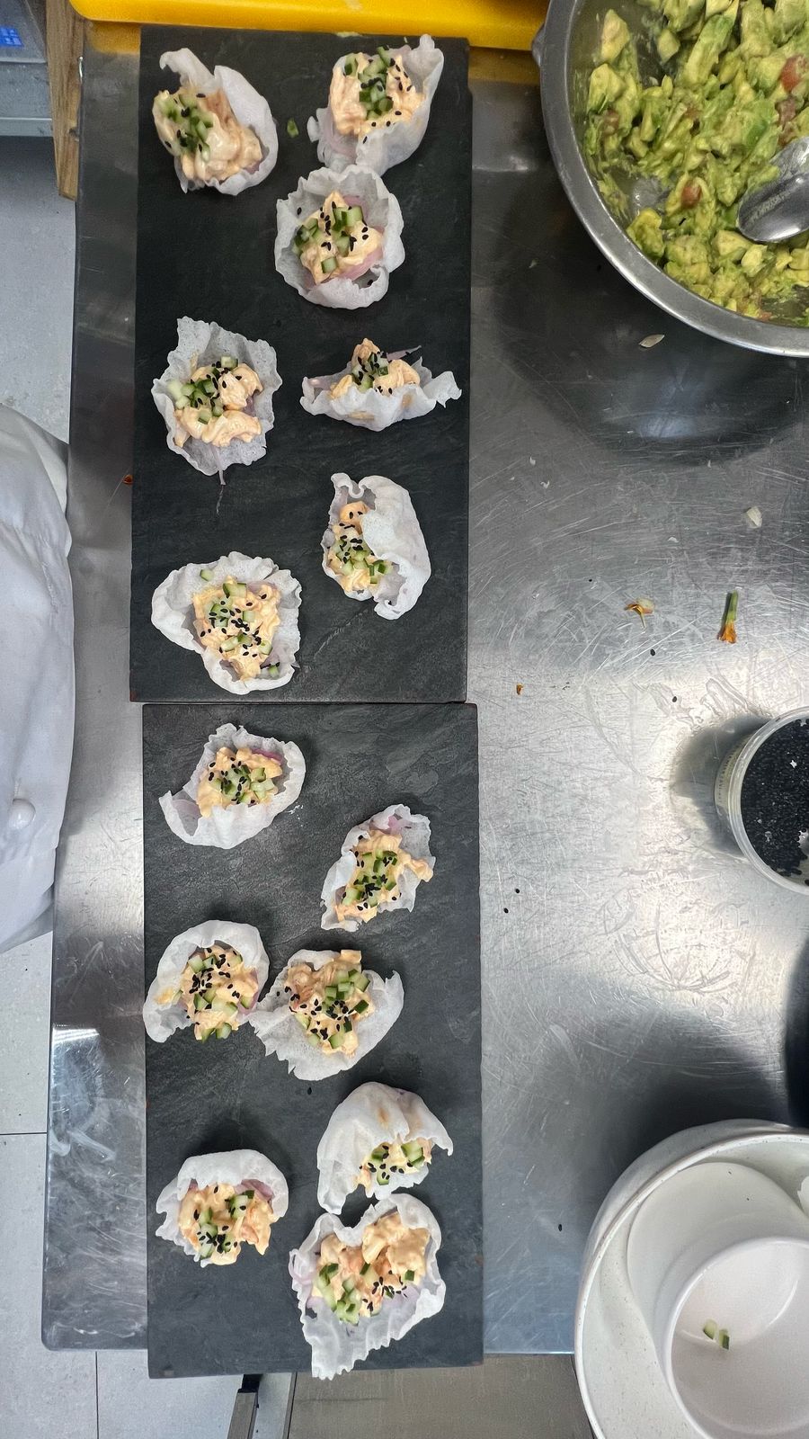 Dumplings from overhead